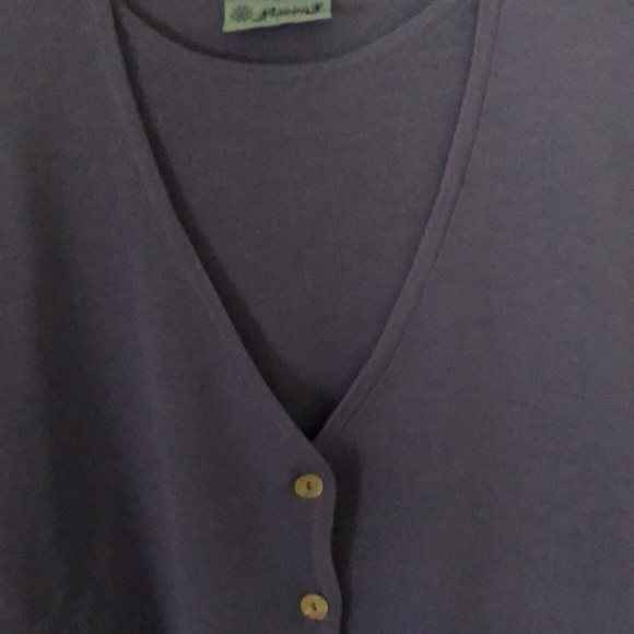 Copy Simons two piece sweater set in cobalt blue size L - Picture 2 of 10